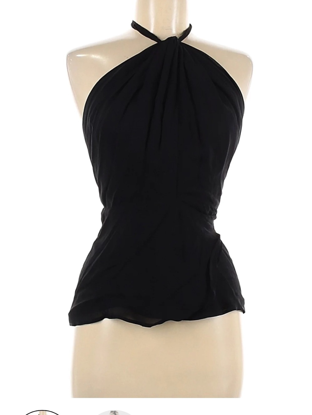 Reformation Black Halter Neck Women’s Top